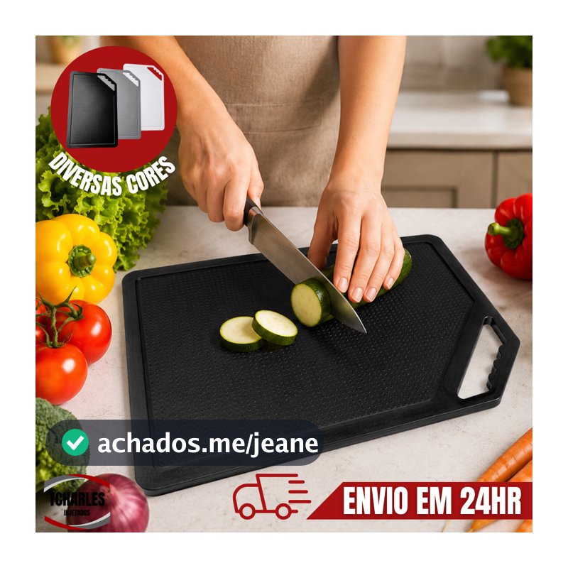 Tabua De Corte de Carne/legumes Multiuso De Plástico DIRETO DE FABRICA