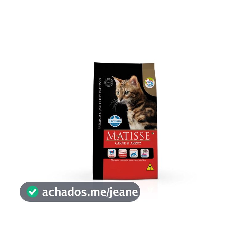 Ração Farmina Matisse Carne e Arroz para Gatos Adultos 7,5kg