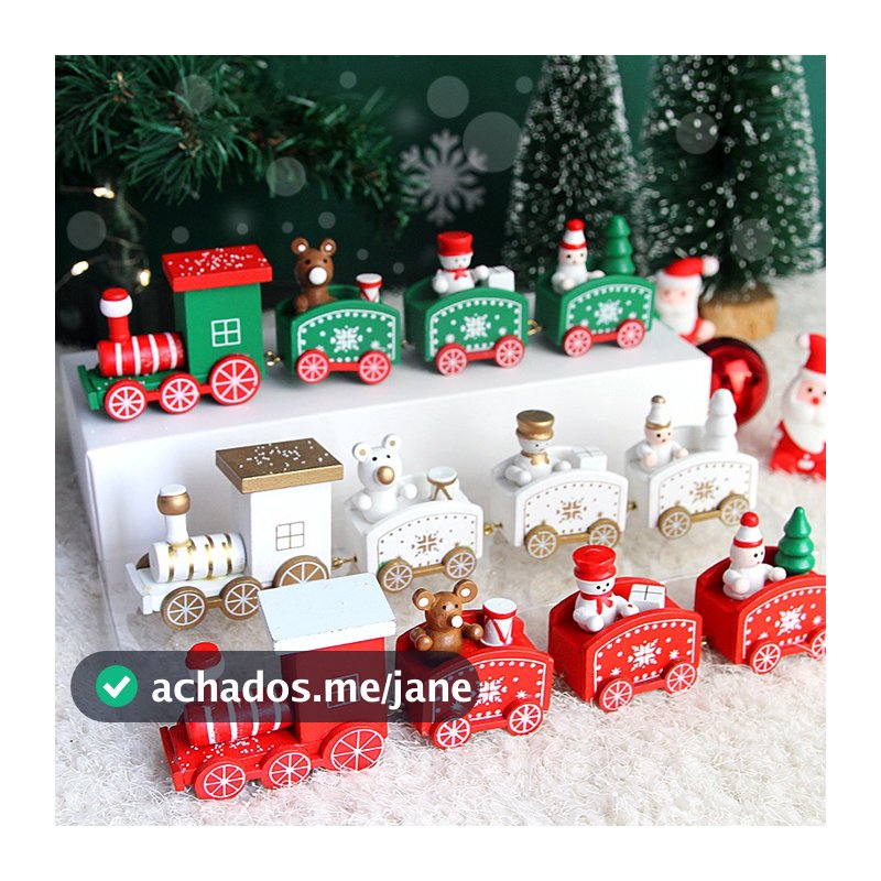 Topper De Bolo De Trem De Natal , Papai Noel , Boneco De Neve , Assadeiras