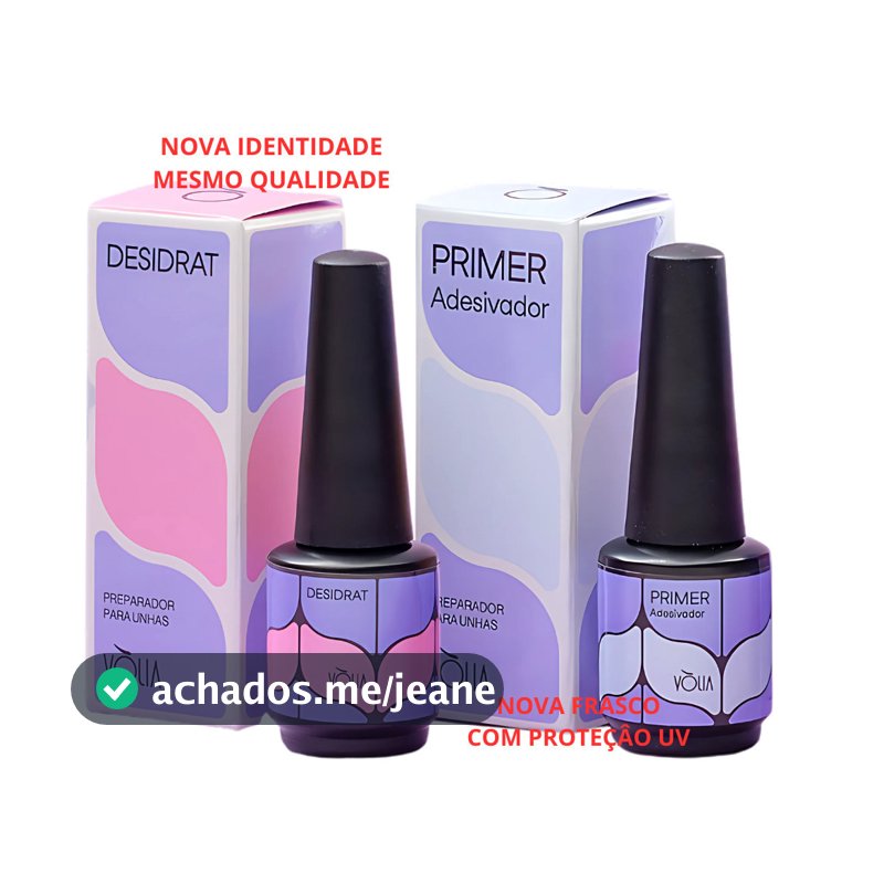 Kit Preparadores Volia Desidrat 9ml +  Primer sem Àcido 10ml