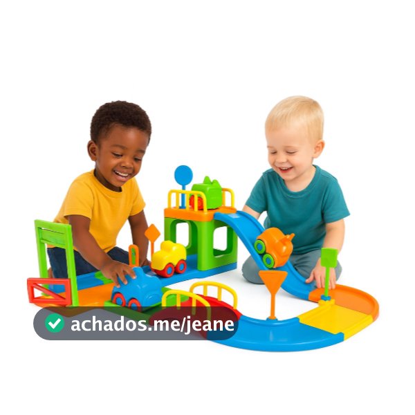 Carrinho Pista Baby Animal Brinquedo Infantil + 2 Carrinhos Divertido