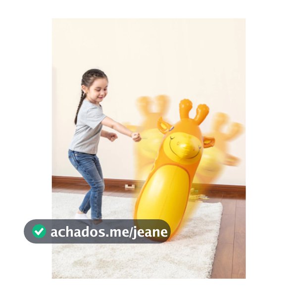 Joao Bobo Boneco Teimoso 3d Inflável Animais 89cm Brinquedos aleatorios