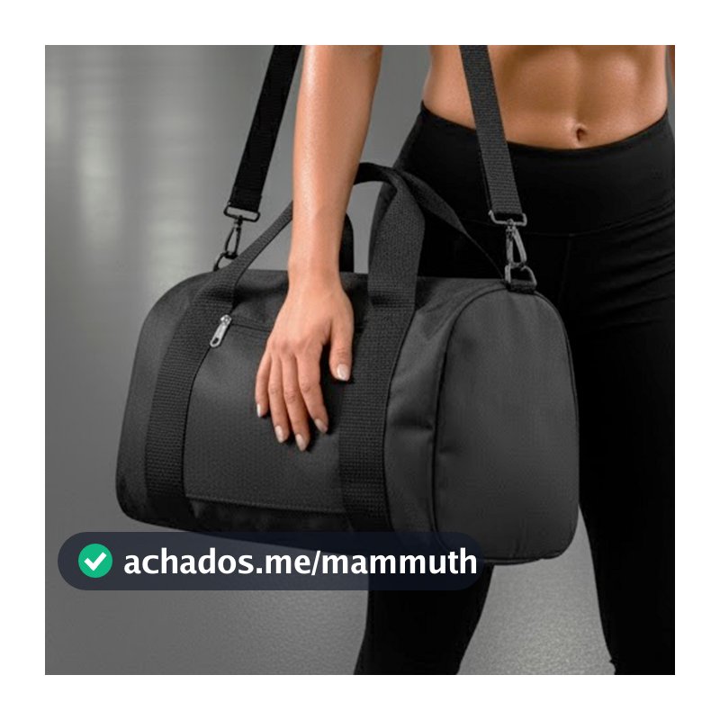 Mala Academia Lisa Feminina Masculina Fit Esporte Malinha Unissex - Envio Imediato