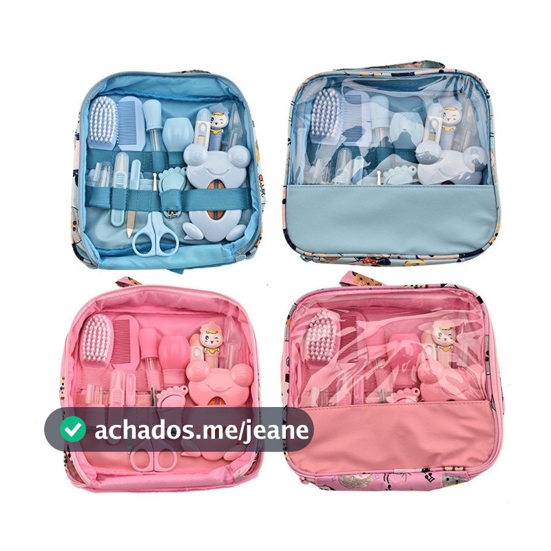Kit Essencial De Cuidados Com Bebês Para Recém-Nascidos-Conjunto Completo  Unha Cabelo e Saúde 13Pcs