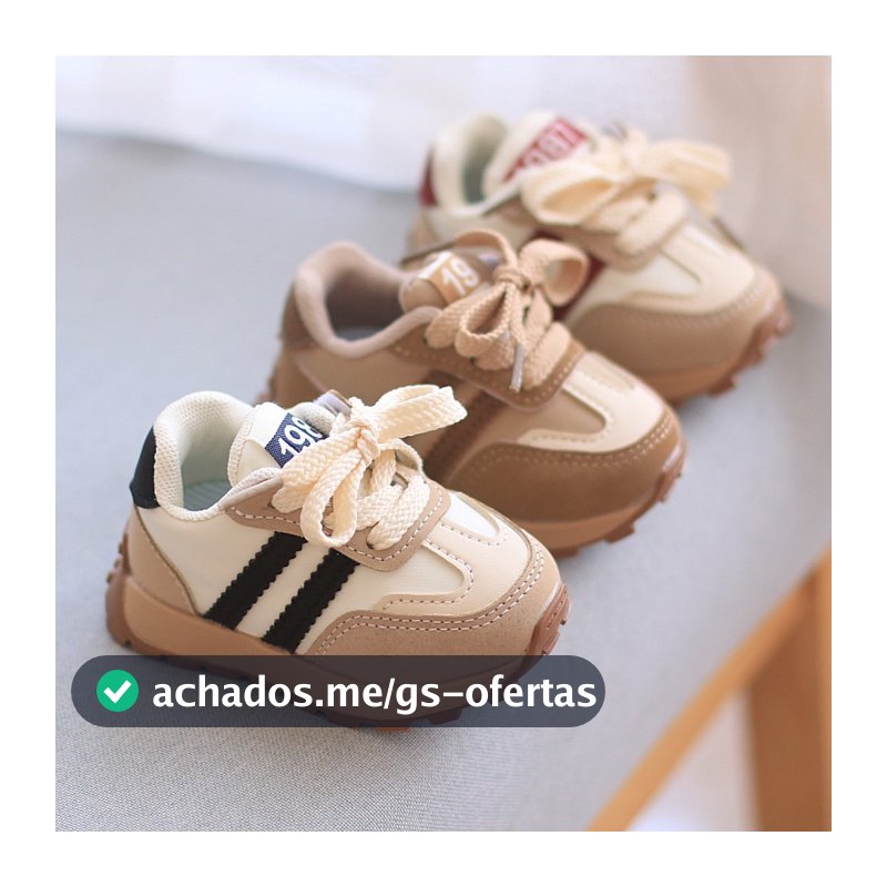 Tênis infantil 0-3 anos de  bebê Calçados infantis Menino Menina Sapatos casuais Leve e macio