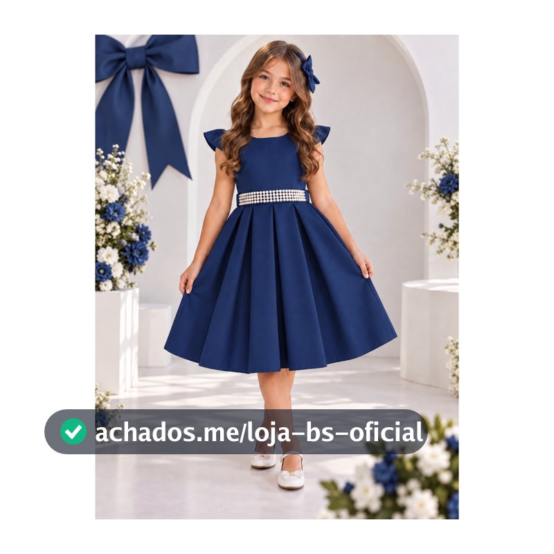 Vestido Pérola Luxuoso Moda Infantil Blogueira Mini Diva Aniversário Foto Festa Casamento Elegante