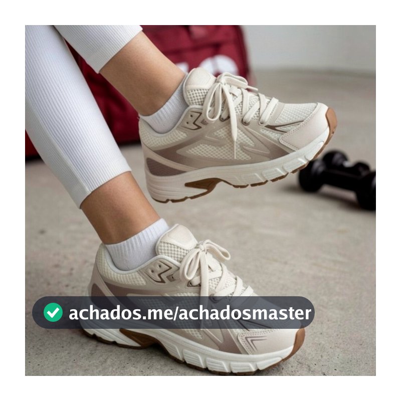 Tênis Casual Feminino Caramelo Academia Corrida Treino Confortável Leve - Exclusivo