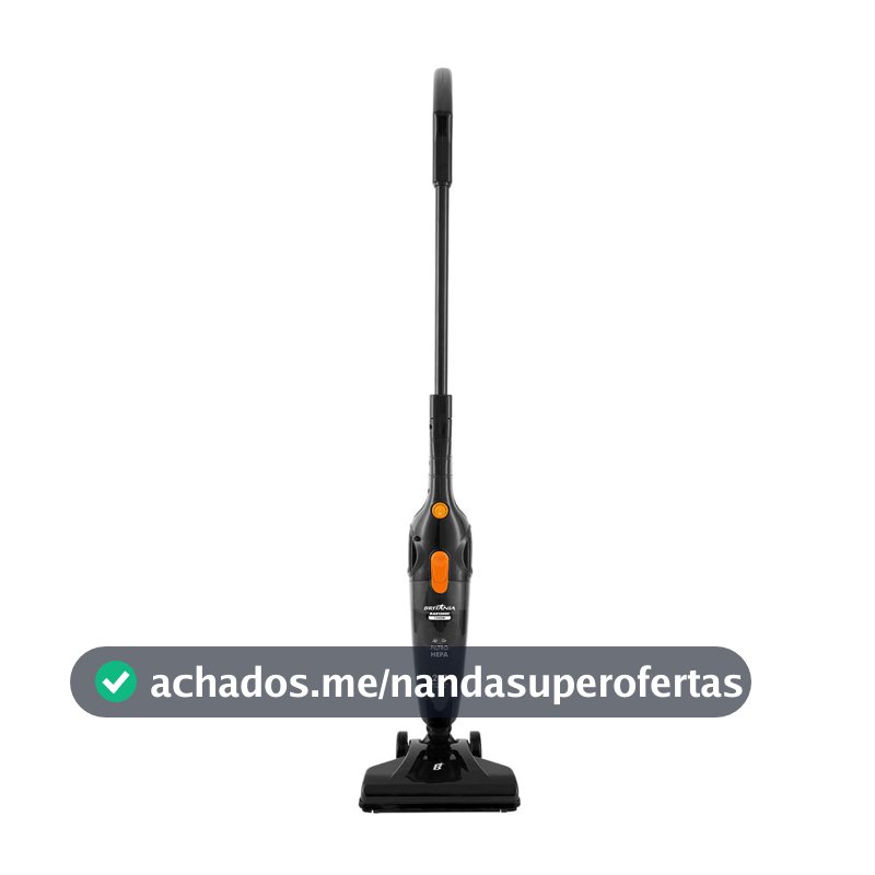 Aspirador de Pó Vertical Britânia 2 em 1 1200W BAS1200C