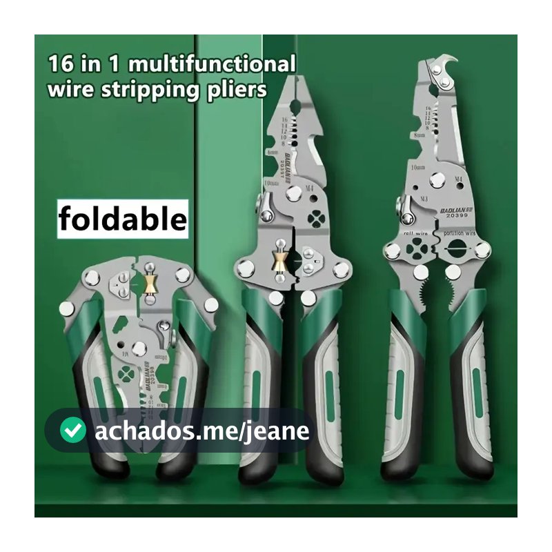 Alicate Automático Decapador Crimpador Eletricista Descacador Fios Decapador Fio Automático 18 Em 1