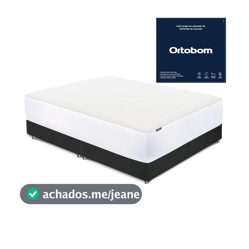 Protetor Impermeável 30 cm Ortobom – Casal (138 x 188)