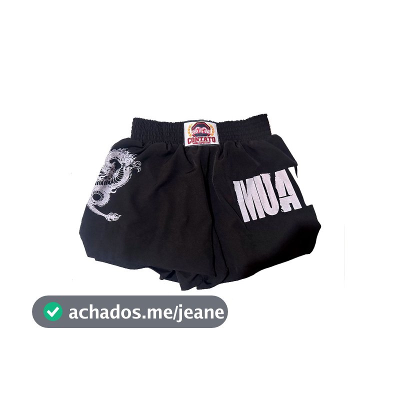 Short muay thai tactel com elastano