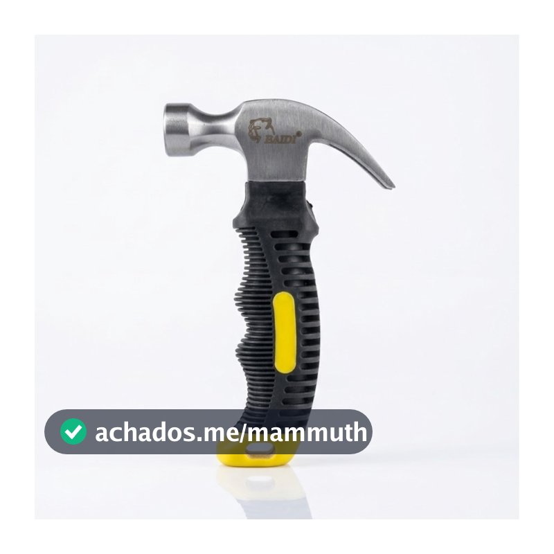 Martelo Mini Unha Cabo Emborrachado 20mm reforçado carpinteiro ferramenta Pequena manutenção