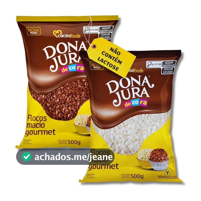 Kit Granulado Gourmet Chocolate Branco E Preto 500g Cada