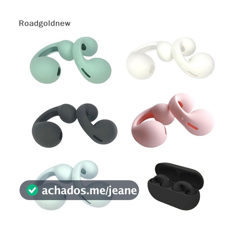 RGN Silicone Fone De Ouvido Caso Para Ambie Som Earcuffs AM-TW01 Earpads Tampões Intra-Auriculares Cobre Dicas Eartips F