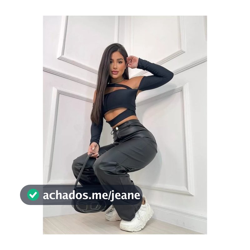 Calça Feminina Couro Fake Premium Pantalona Estilo Blogueira Calça Couro Elegante