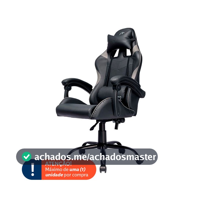 Cadeira Gamer TGT Heron TC2 , Fácil Limpeza, Reclinável 120 kg, Preto, TGT-HRTC-BL03