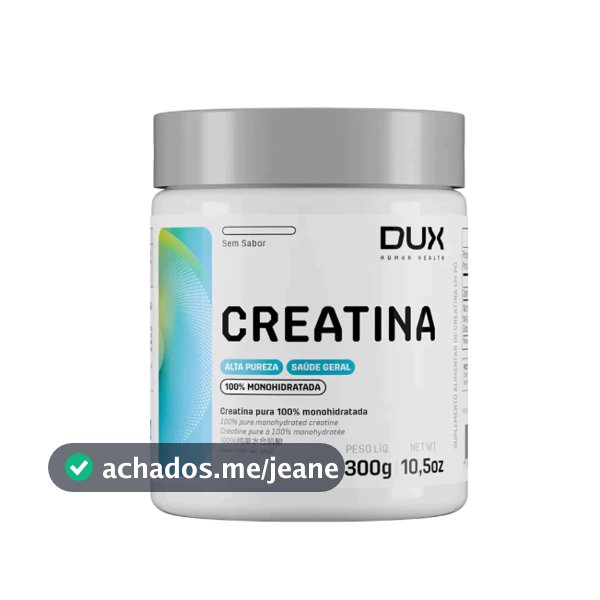 Creatina Monohidratada DUX Nutrition 100% Pura Original Hipertrofia Academia Fitness