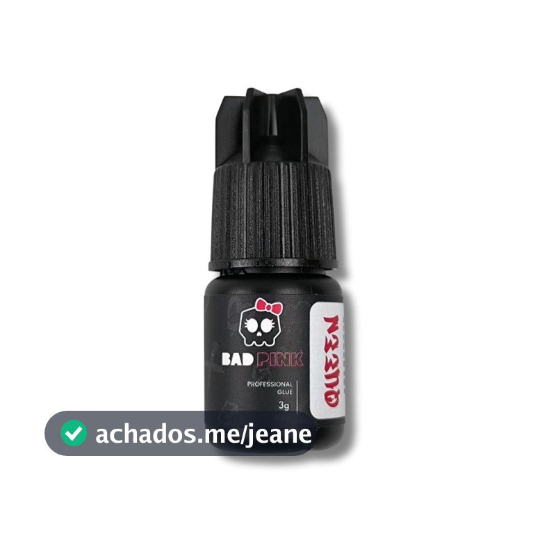 Cola Adesivo Queen 3g Bad Pink Para Extensão Alongamento de Cílios