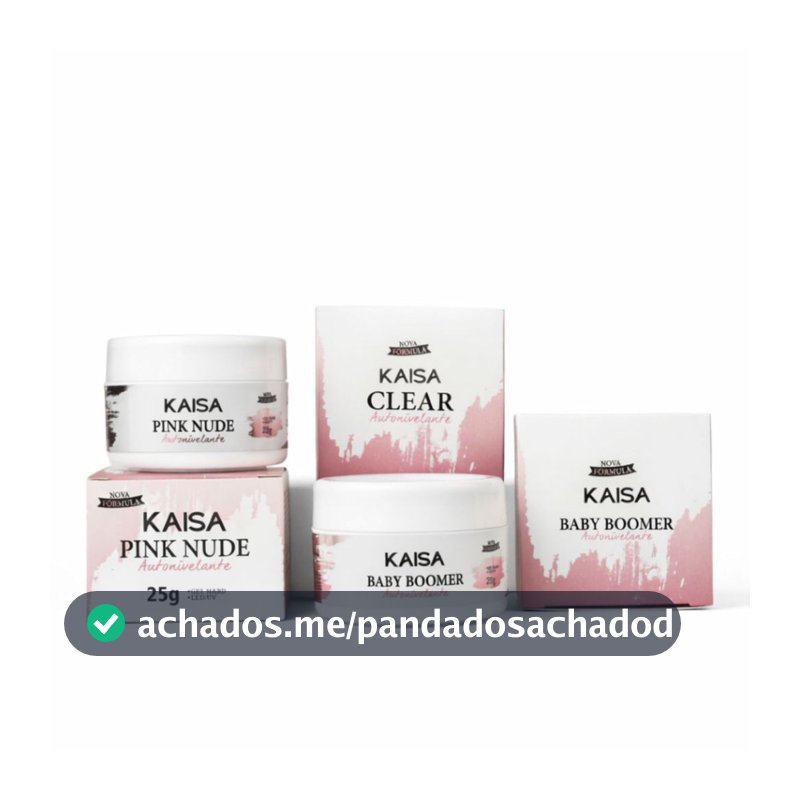 Gel KAISA Autonivelante 25g Nova Formula Sem TPO e DMPT Para Alongamento De Unhas em Gel