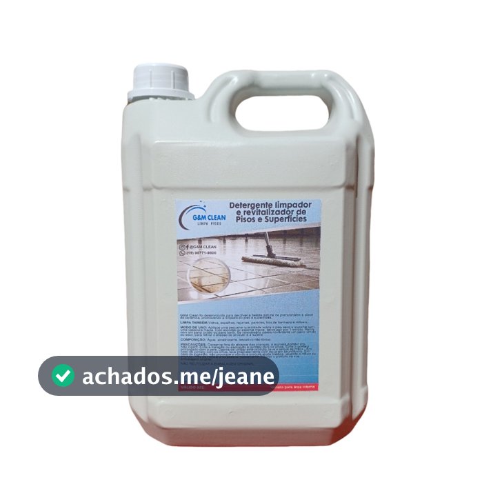 LIMPA TUDO MILAGROSO 5 LITROS (limpa piso, vidro, azulejo, espelho, box, courino, cozinha e MUITO MAIS