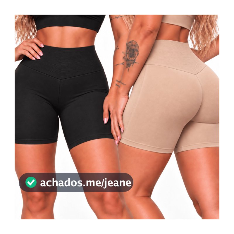 Short Cinta Modeladora Alta Compressão Modelador Aperta Barriga