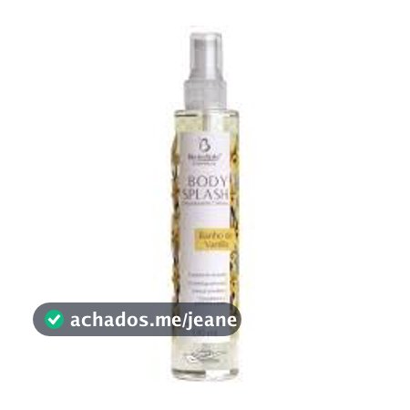 Body Splash Colônia Banho de Vanilla 130Ml - Bio Instinto