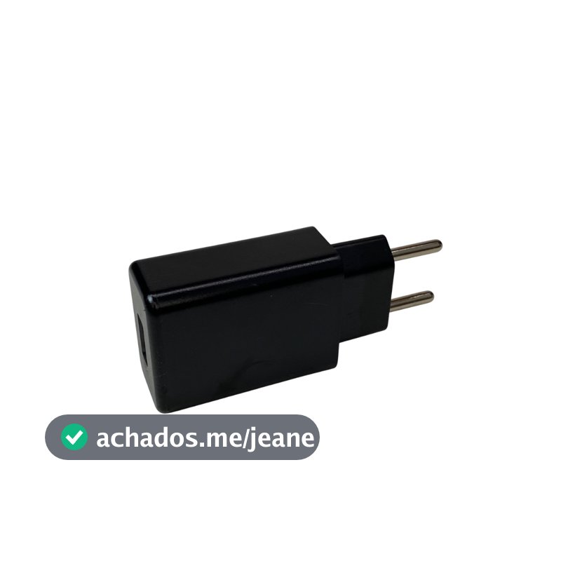 Carregador Tomada Travel Adapter Preto Usb Turbo 15W