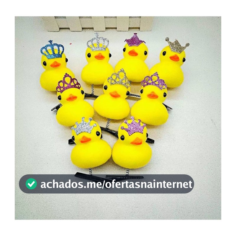kit 4 unidades Acessório Cabelo  Cabelo Maluco Escola Volta as aulas Pintinho Amarelo na moda