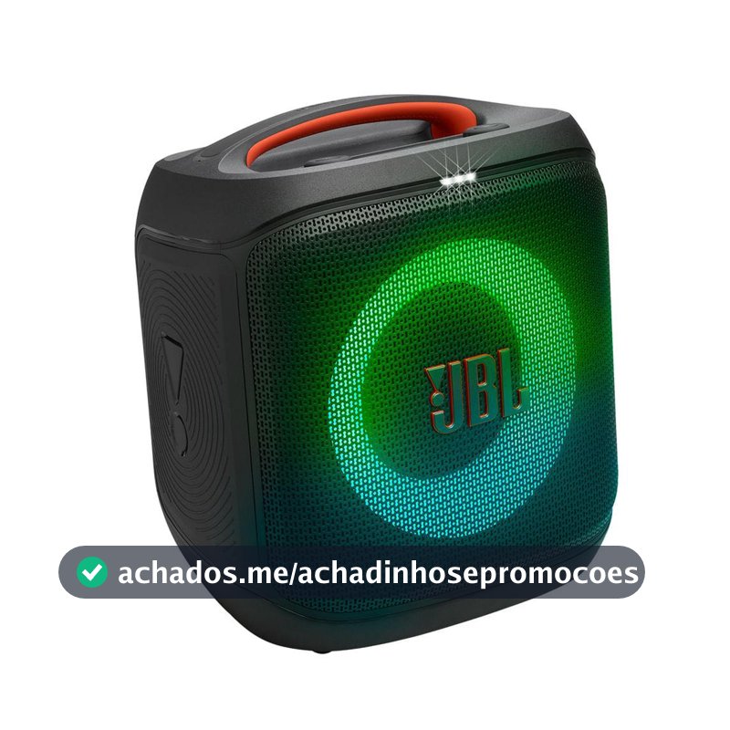 Caixa de Som Bluetooth JBL Partybox Encore Essential 2 Preto, Bateria de Até 15H à Prova d'Água IPX4