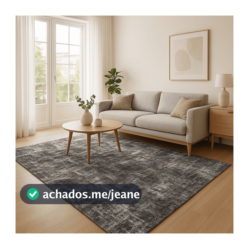 Tapete Jacquard Antiderrapante – Diversos Tamanhos e Estampas Moderno Para Sala, Quarto, Escritório.
