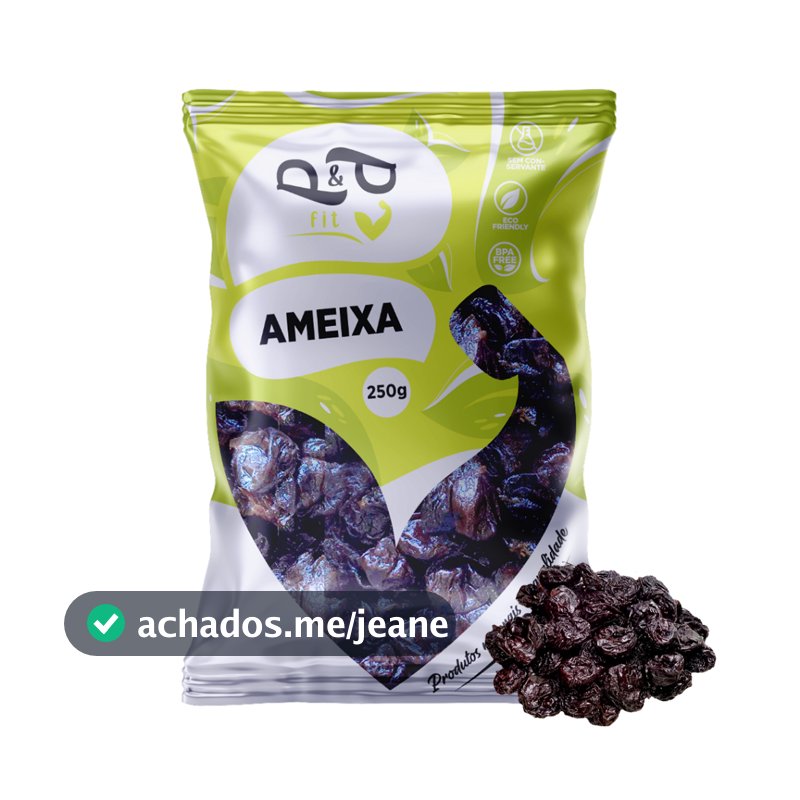Ameixa Seca Sem Caroço 250g - P&P FIT
