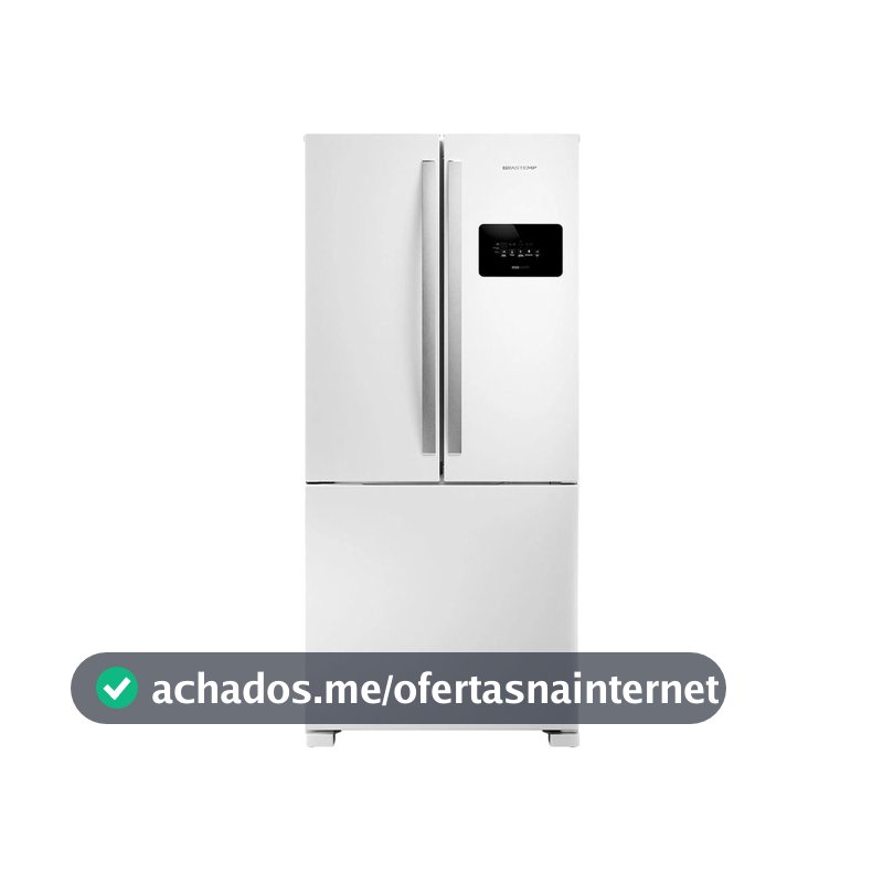 Geladeira Frost Free French Door 3 Portas Branca Brastemp - BRO85MB