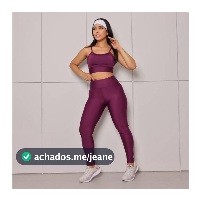 Conjunto Feminino Fitness Legging e Top em Suplex em Varias Cores e Tamanhos