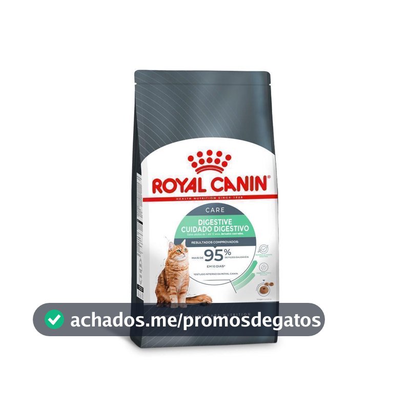 Ração Seca Royal Canin Cuidado Digestivo para Gatos Adultos 3kg