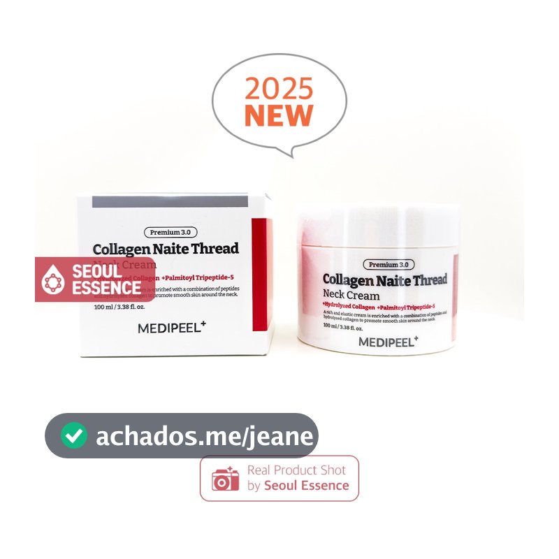 MEDIPEEL Premium Collagen Naite Thread Neck Cream 100ml-Solução Antienvelhecimento E Firme Para Pele