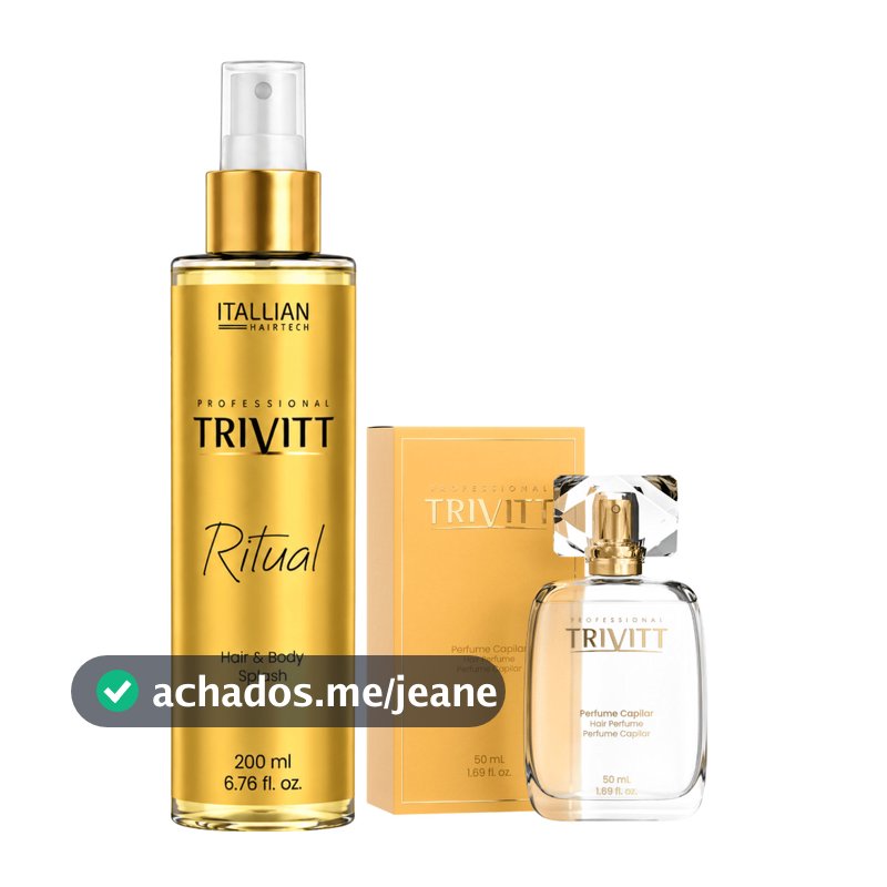 Kit Perfume Capilar Trivitt E Hair Body Splash Ritual