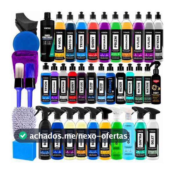MONTE SEU KIT VONIX OU VINTEX 500ML A PARTIR DE 13,99 ESCOLHA SEUS PRODUTOS VONIXX MELHOR PRECO ESTETICA AUTOMOTIVA