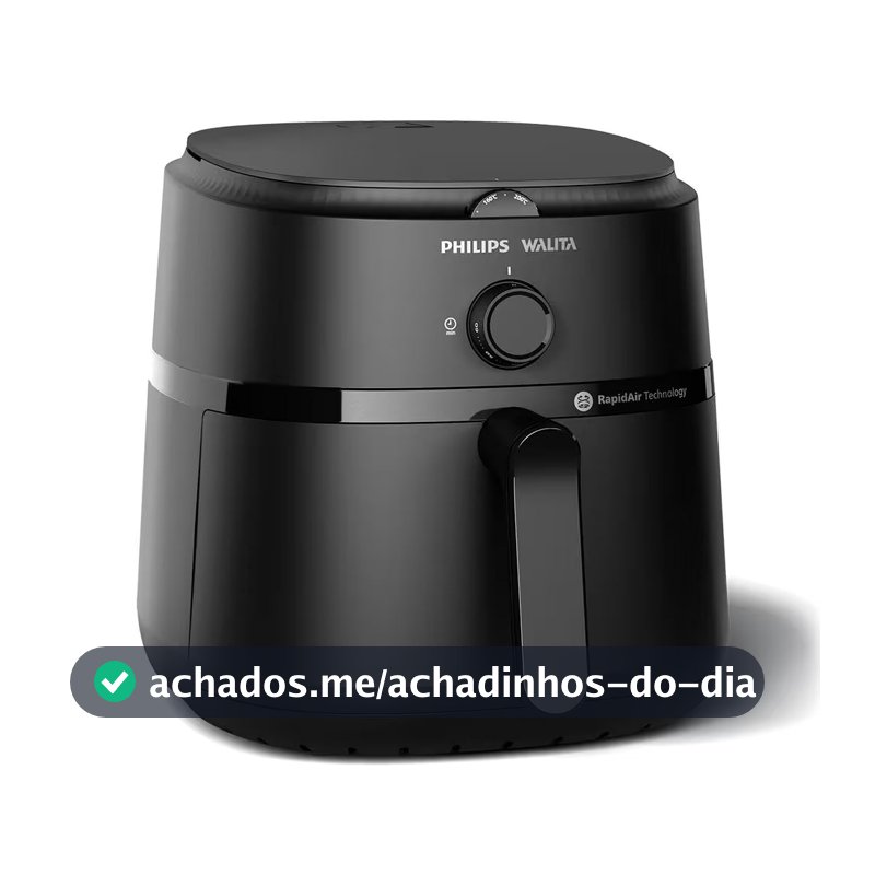 Fritadeira Airfryer Série 1000 XL 6,2L 1700W Grelha Removível Philips Walita