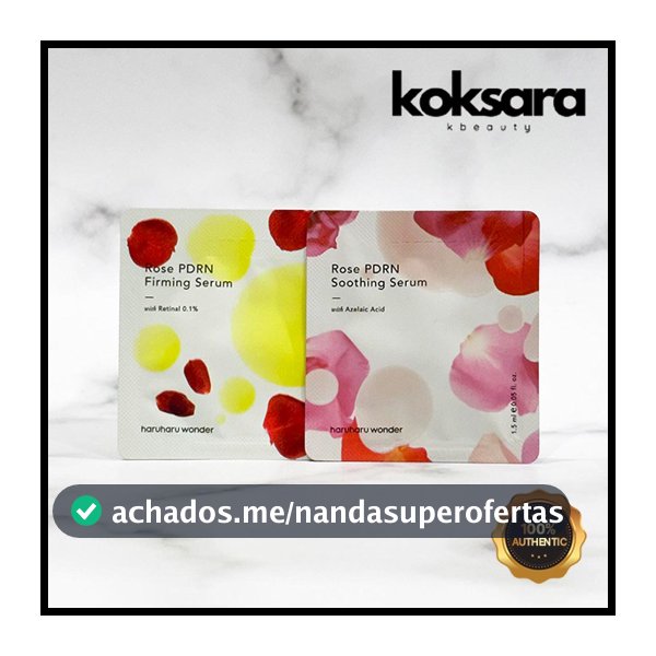 Haruharu Wonder Rose PDRN Sachês 2 Tipos