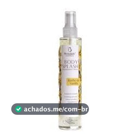 Body Splash Colônia Banho de Vanilla 130Ml - Bio Instinto