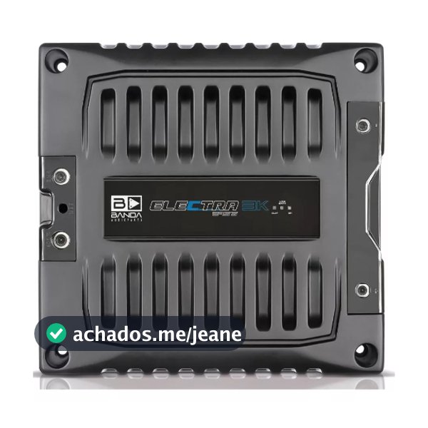 Modulo Automotivo Banda Electra 3k2 Potencia 3000w 1 Canal Cor Preto