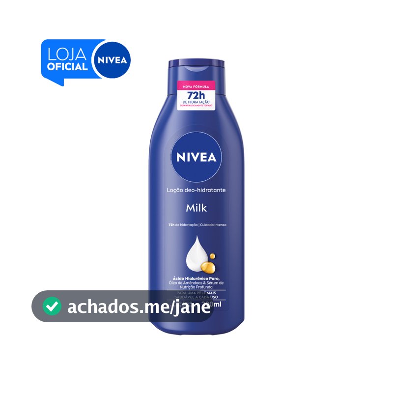 NIVEA Loção Hidratante Milk Pele Seca a Extrasseca 200ml