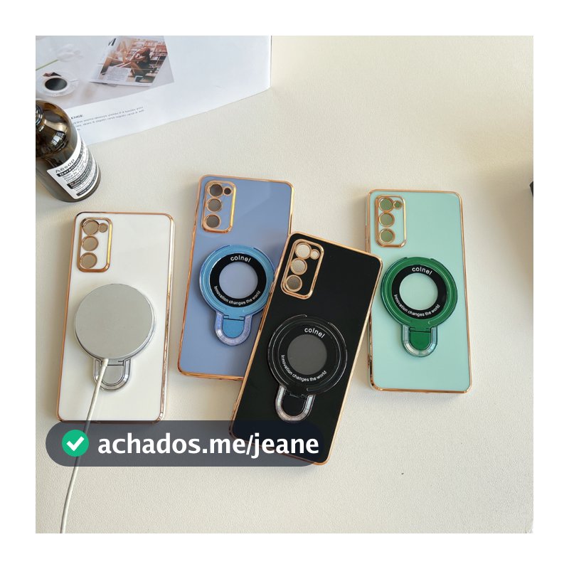 Capa Capinha Samsung Galaxy S26 S25 S24 FE PLUS ULTRA EDGE S23FE S21FE S20FE com Suporte Magnético
