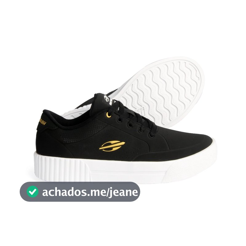 Tênis Mormaii Feminino Urban Free Plataforma Original 203400 Preto