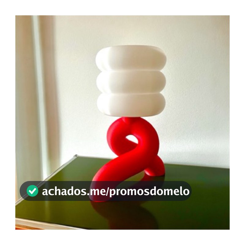 Luminária de Mesa Design Moderno Escandinavo Decorativa LED Quarto Sala Escritório