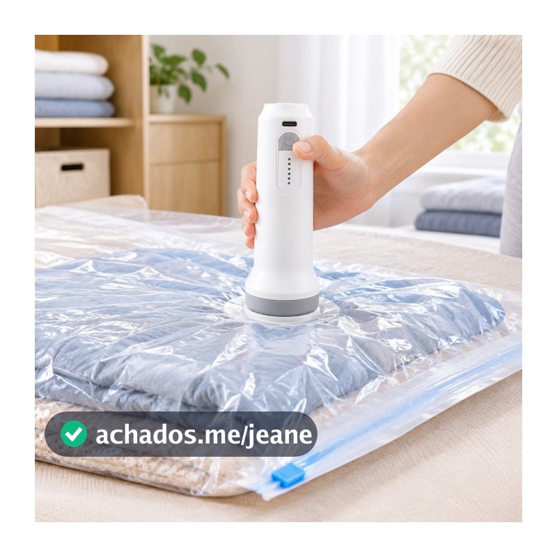 Bomba De Vácuo Elétrica Para Sacos De Armazenamento De Alimentos Sem Fio Com