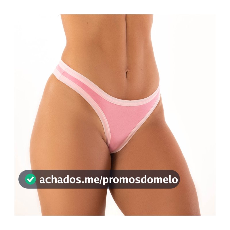 Kit 7 Calcinha Fio Dental De Algodão Para Academia