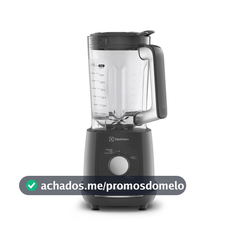 Liquidificador Electrolux 1000W 2.7L Efficient TriForce 5 Velocidades Cinza (EBL1000)