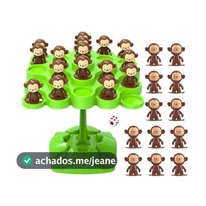 Brinquedo de Macaco de Equilíbrio Jogo de Tabuleiro Montessori Brinquedo de Matemática Interativo Adequado para Crianças