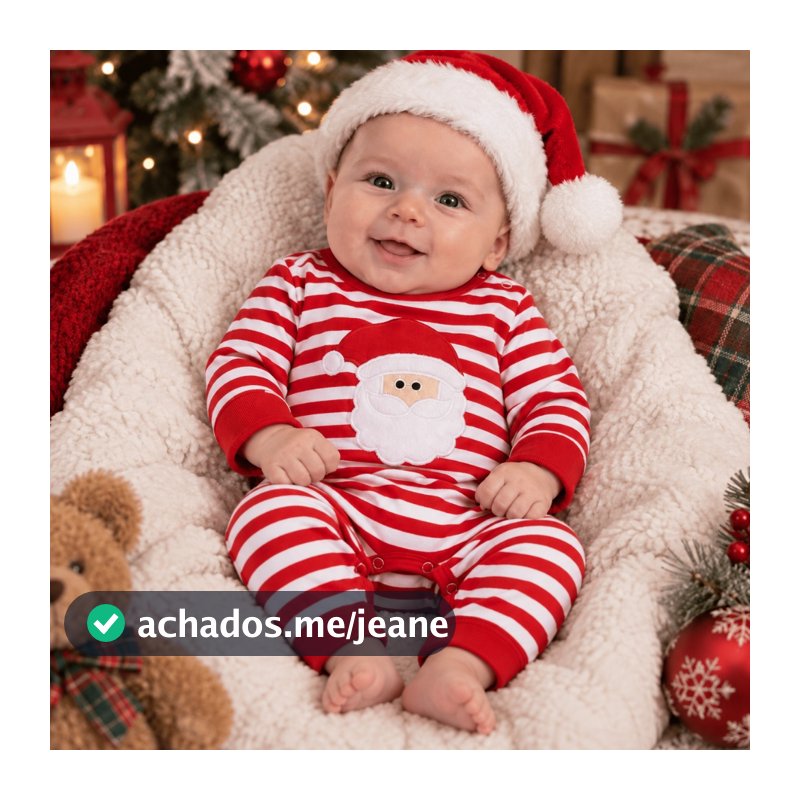 Macacão bebê Natal Roupinha de natal bebê unissex